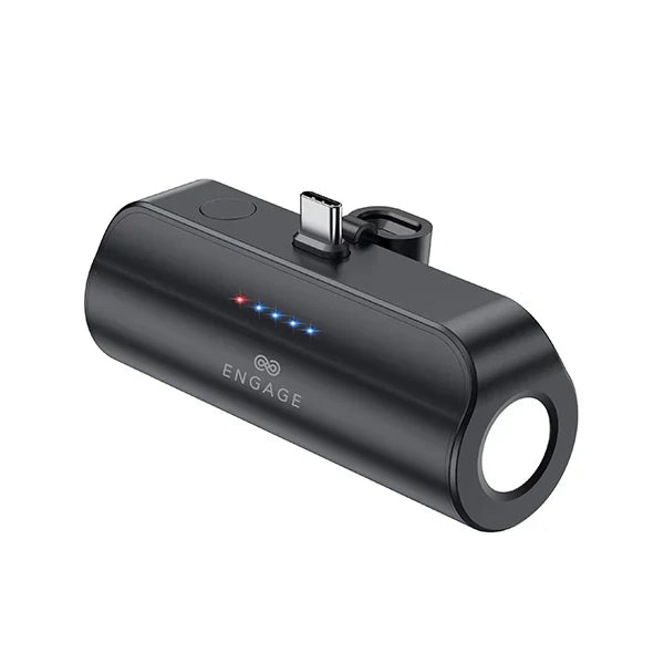 Engage 5000Mah Tc Ultra Compact Power Bank With Flashlight 18W