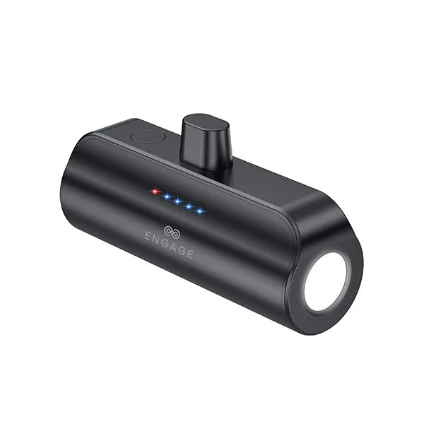 Engage 5000Mah Lightning Port Ultra Compact Pb With Flashlight 18W