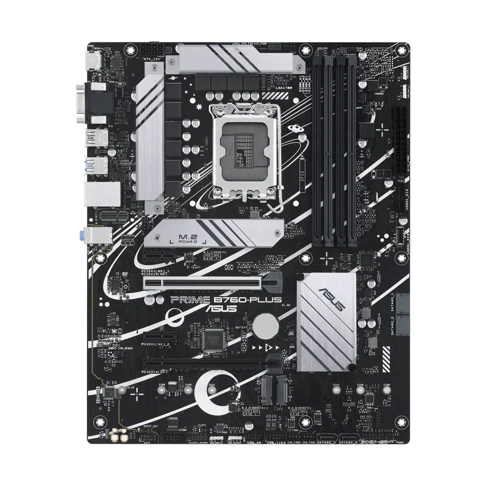 Asus Prime B760-Plus Ddr5 Atx Motherboard Black