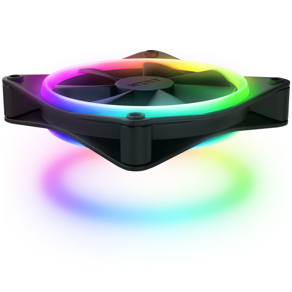 Nzxt F120Rgb Duo - 120Mm Dual-Sided Rgb Fan Triple Pack Black