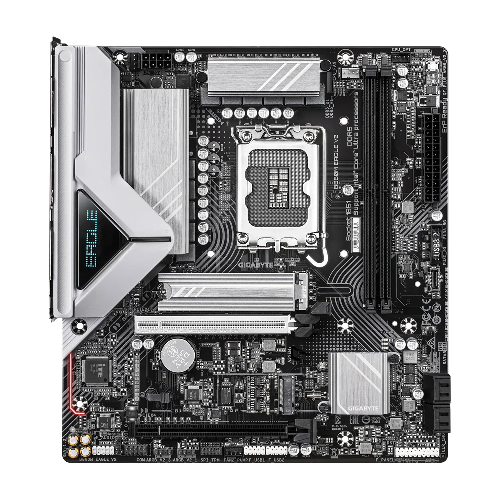 Gigabyte B860M Eagle V2 Ddr5 Gaming Motherboard - Black