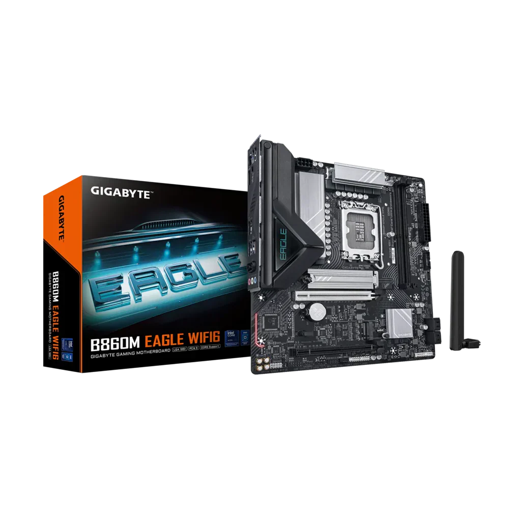 Gigabyte B860M Eagle Wifl6 V2 Ddr5 Gaming Motherboard - Black