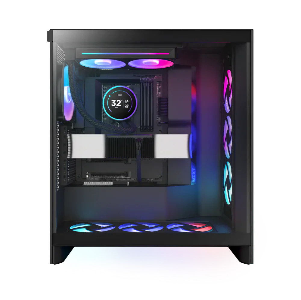 Nzxt Kraken Elite 240 Rgb 240Mm Aio With 2.72 Ips Lcd Liquid Cooler - Black