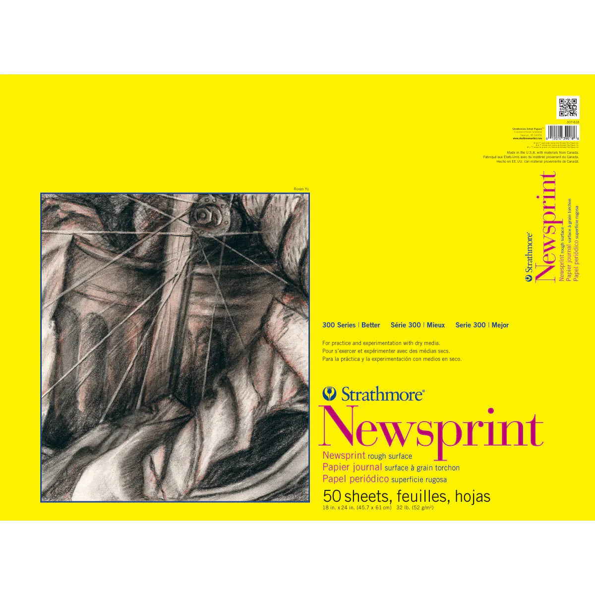 Canson Newsprint Rough Surface (45.7X61Cm) - 100Sheet