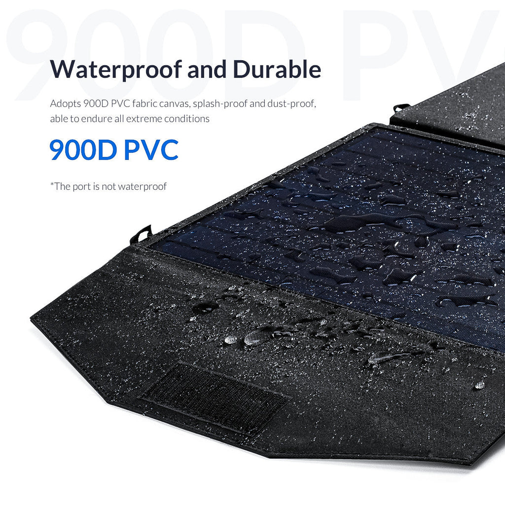 ORICO Foldable Solar Panel Charger - 100W / Black