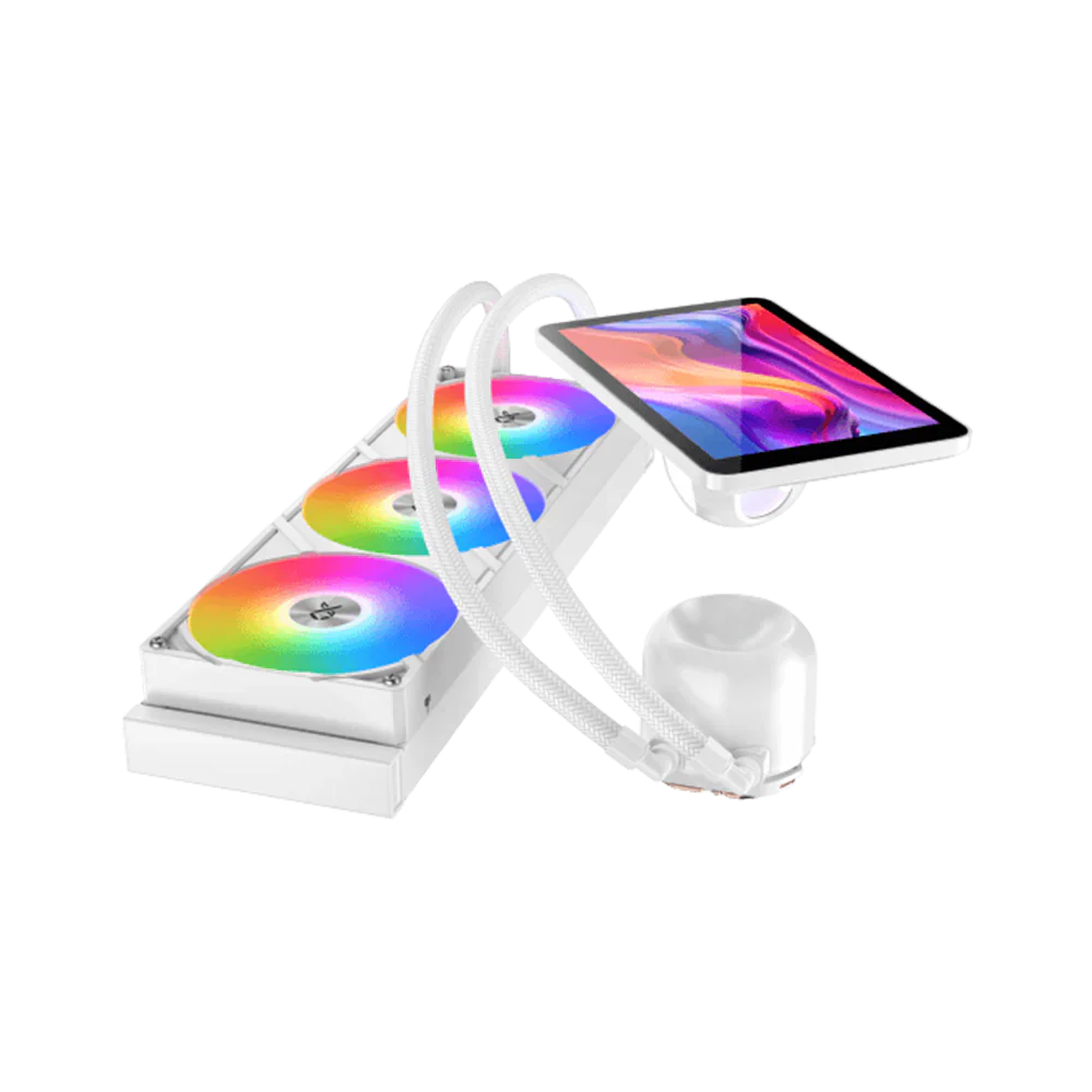 Xigmatek Connect Pro 360 Arctic Aio Liquid Cooler White