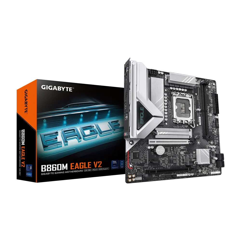 Gigabyte B860M Eagle V2 Ddr5 Gaming Motherboard - Black