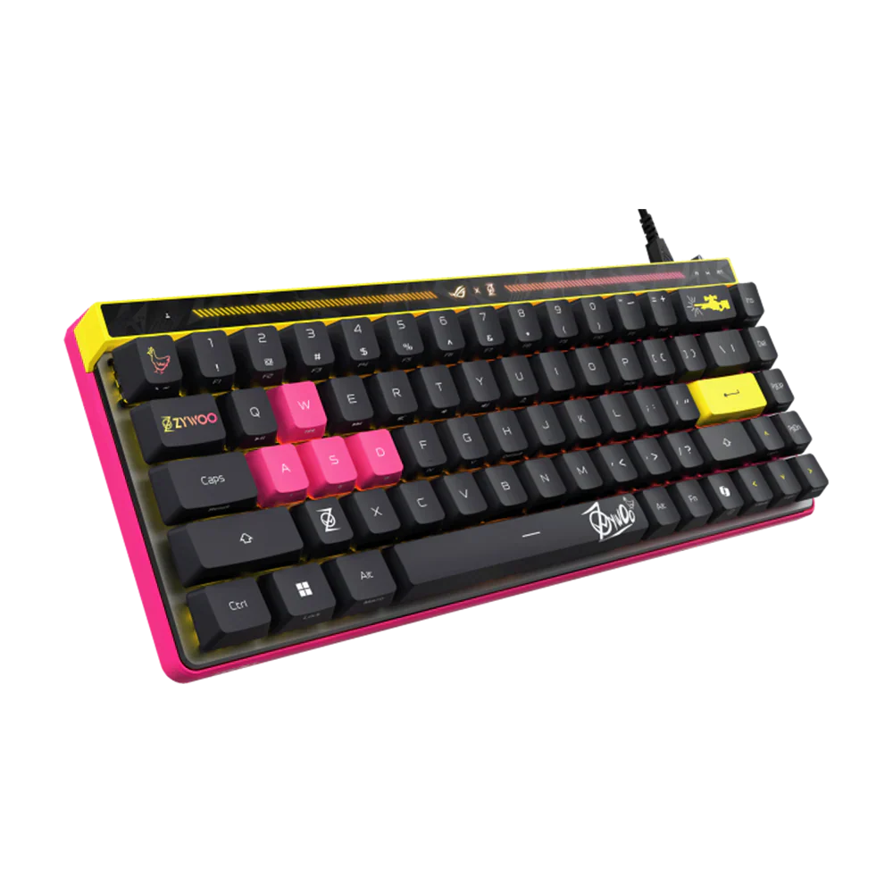 Asus Rog Falchion Ace Hfx Zywoo Edition Wired Gaming Keyboard - Black