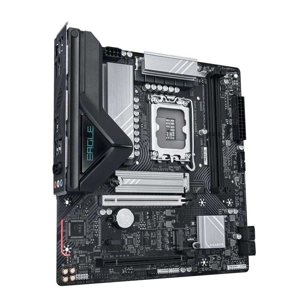 Gigabyte B860M Eagle Wifl6 V2 Ddr5 Gaming Motherboard - Black