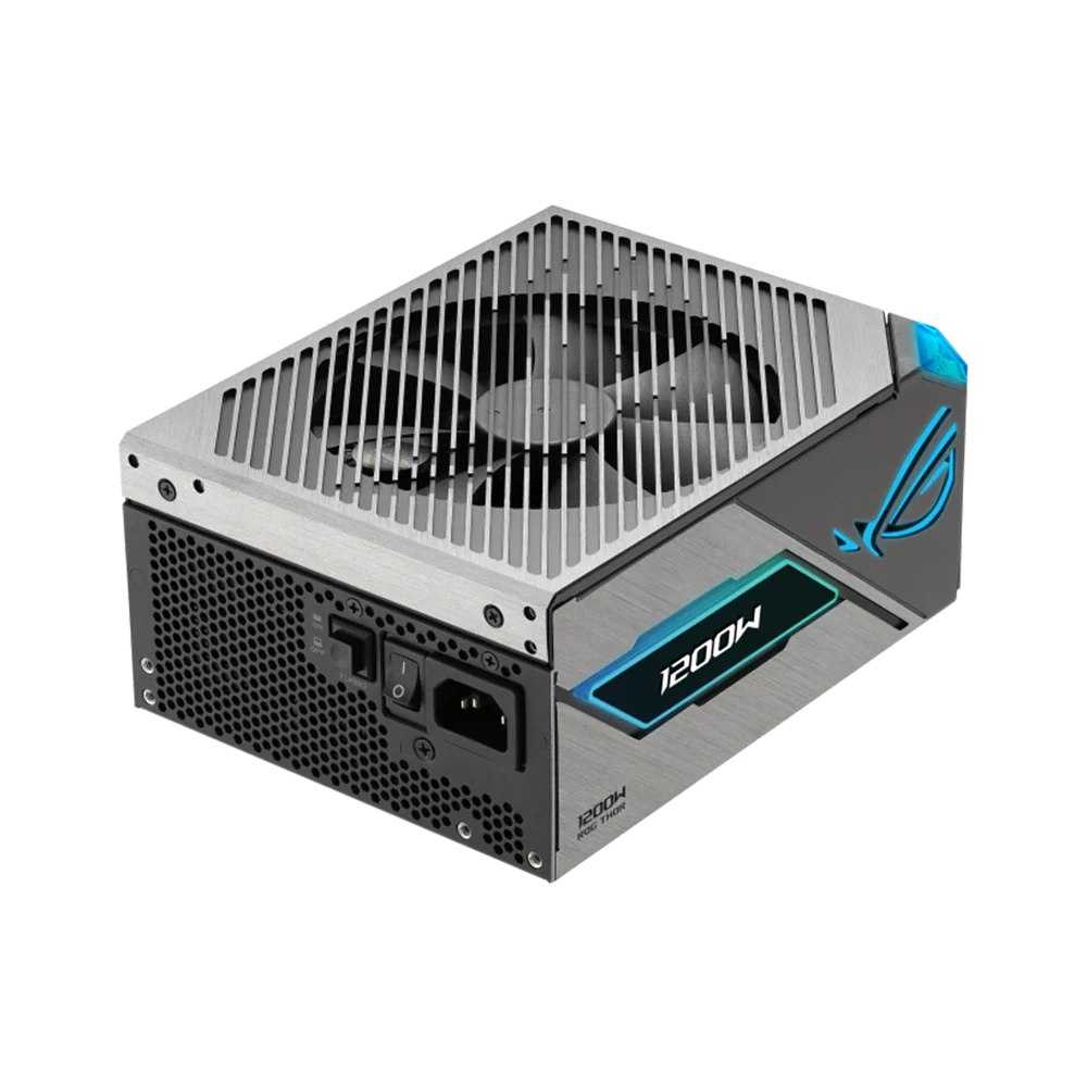 Asus Rog Thor 1200W Platinum Iii 80 Plus Platinum Atx 3.1 Pcie Gen 5 Power Supply - Black