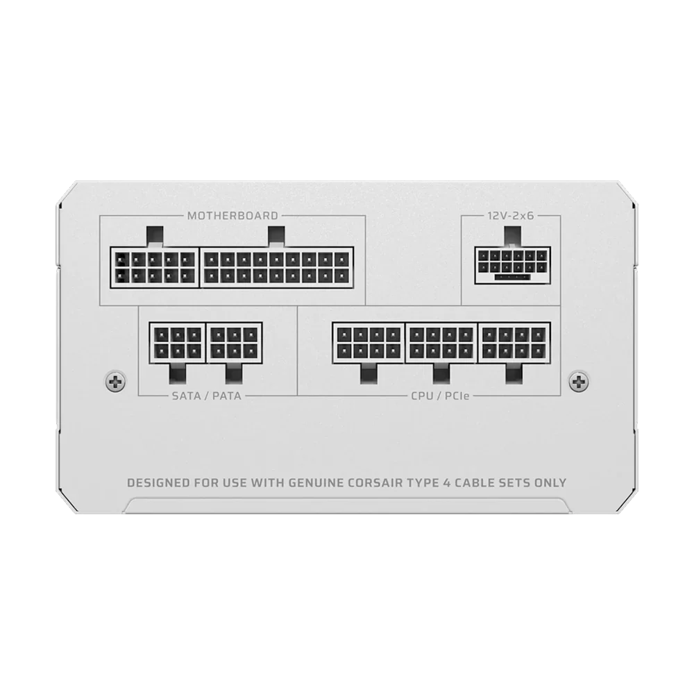 Corsair Rme Series Rm850E Fully Modular Low-Noise Atx Power Supply White