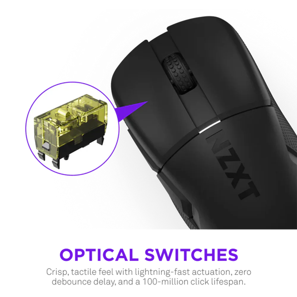Nzxt Lift Elite Wireless Gaming Mouse Black