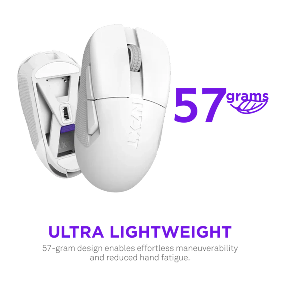 Nzxt Lift Elite Wireless Gaming Mouse White