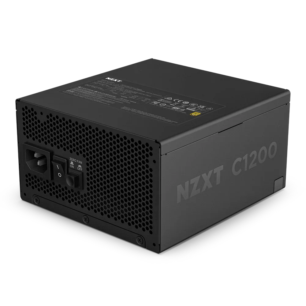 Nzxt 1200W Atx 3.1 80 Plus Gold Fully Modular Low Noise Power Supply - Black
