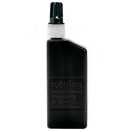 Rotring Drawing Ink Refill Bottle Black 23Ml Set 2Pc
