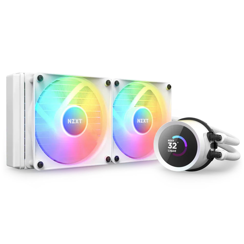 Nzxt Kraken 240 Rgb V2 240Mm Aio Liquid Cooler - White
