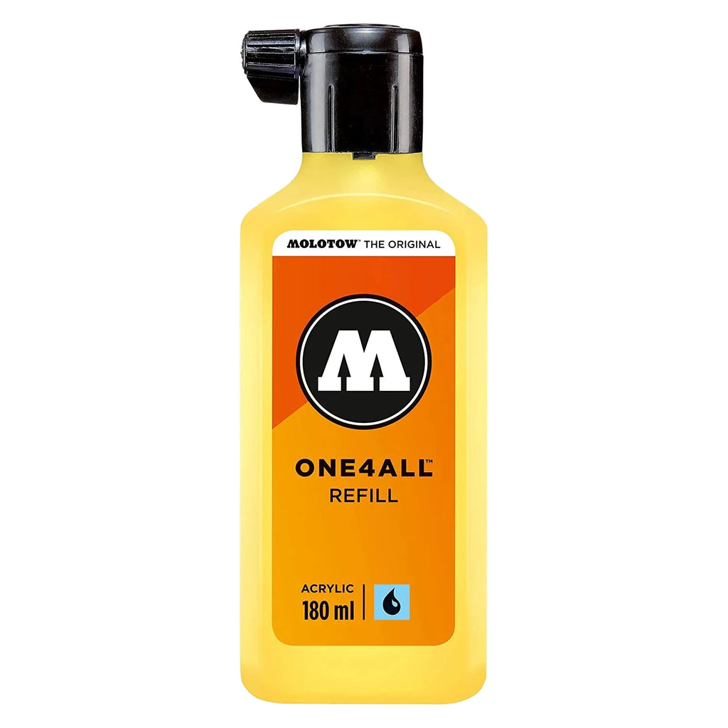 Molotow One 4 All Acrylic Paint Refill 180ml - Zinc Yellow