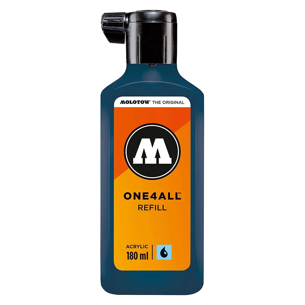 Molotow One 4 All Acrylic Paint Refill 180ml - Petrol
