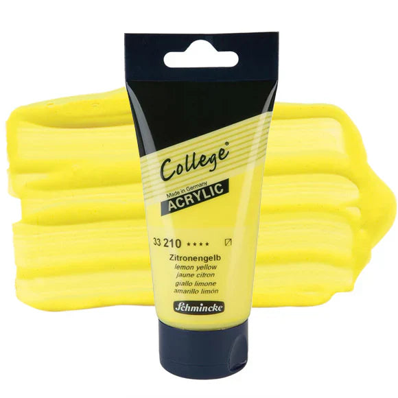 Schmincke College Acrylic Color, 75ml, Yellow