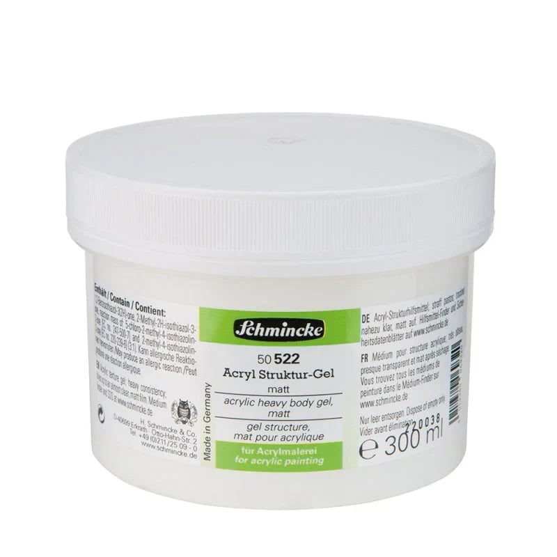 Schmincke Acryl Struktur-Gel 300ml - Matt - (50522)