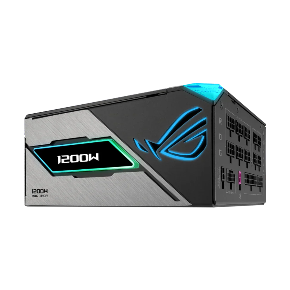 Asus Rog Thor 1200W Platinum Iii 80 Plus Platinum Atx 3.1 Pcie Gen 5 Power Supply - Black