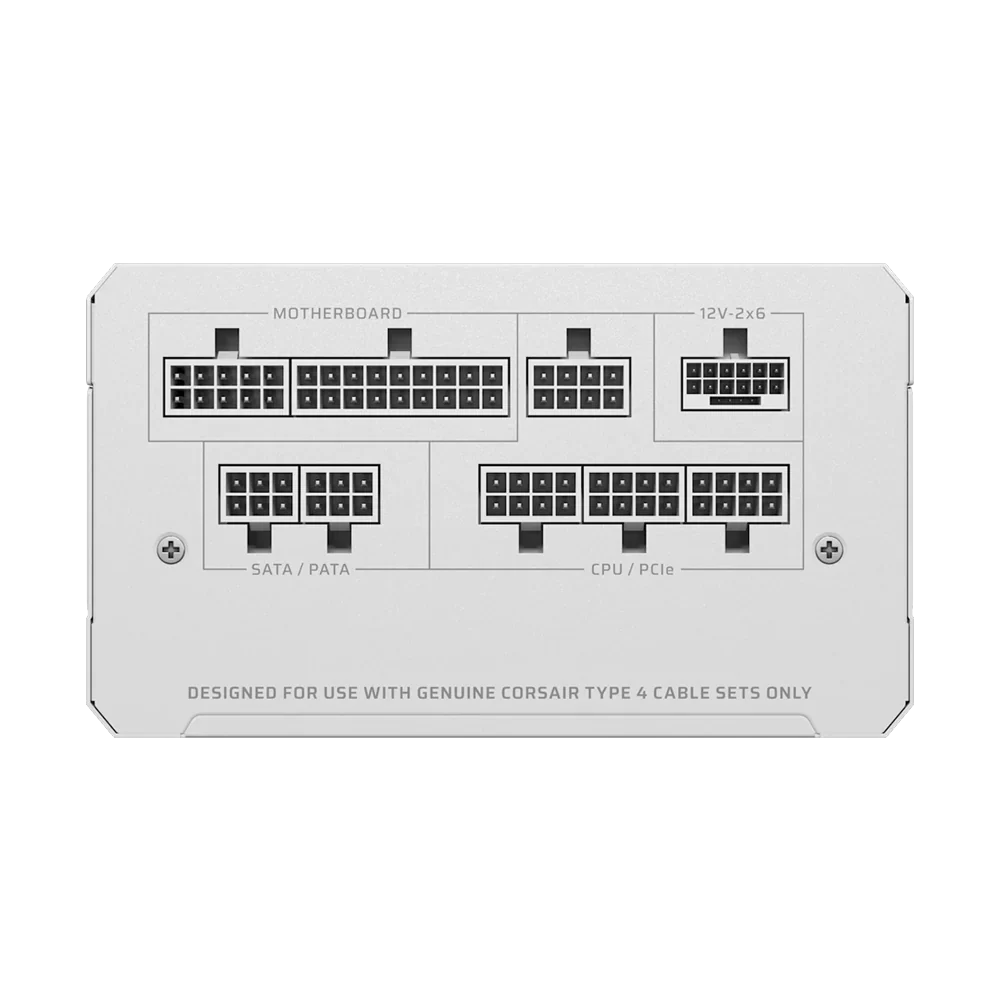 Corsair Rme Series Rm1000E Fully Modular Low-Noise Atx Power Supply White
