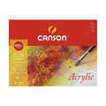Canson Acrylic 400Gm 24 X 32Cm Paper Pad (Natural White, 50 Sheets)
