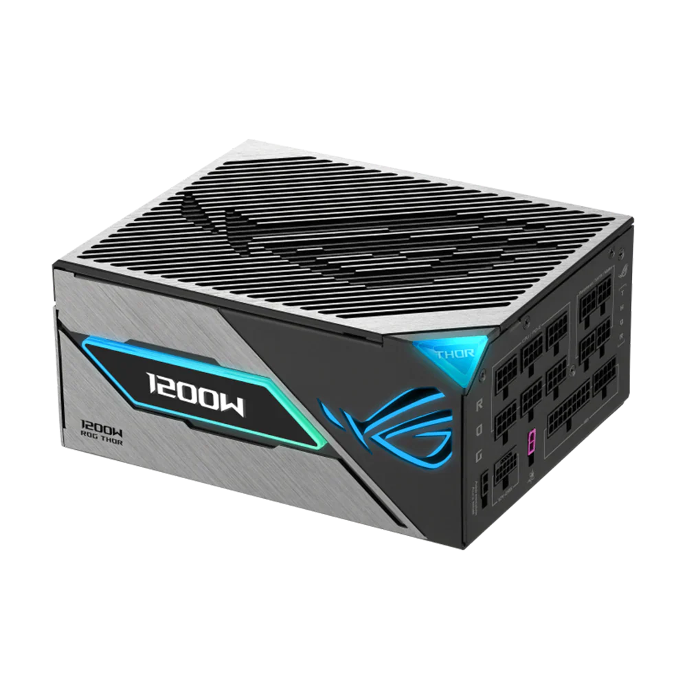 Asus Rog Thor 1200W Platinum Iii 80 Plus Platinum Atx 3.1 Pcie Gen 5 Power Supply - Black