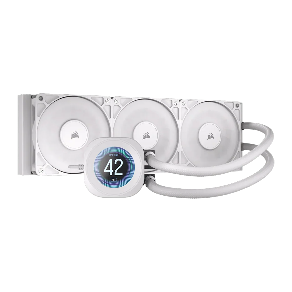Corsair Nautilus 360 Rs Lcd Liquid Cpu Cooler - White