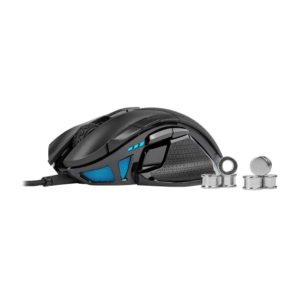 Corsair Icue Nightsword Rgb Wired Tunable Fps Mouse Black