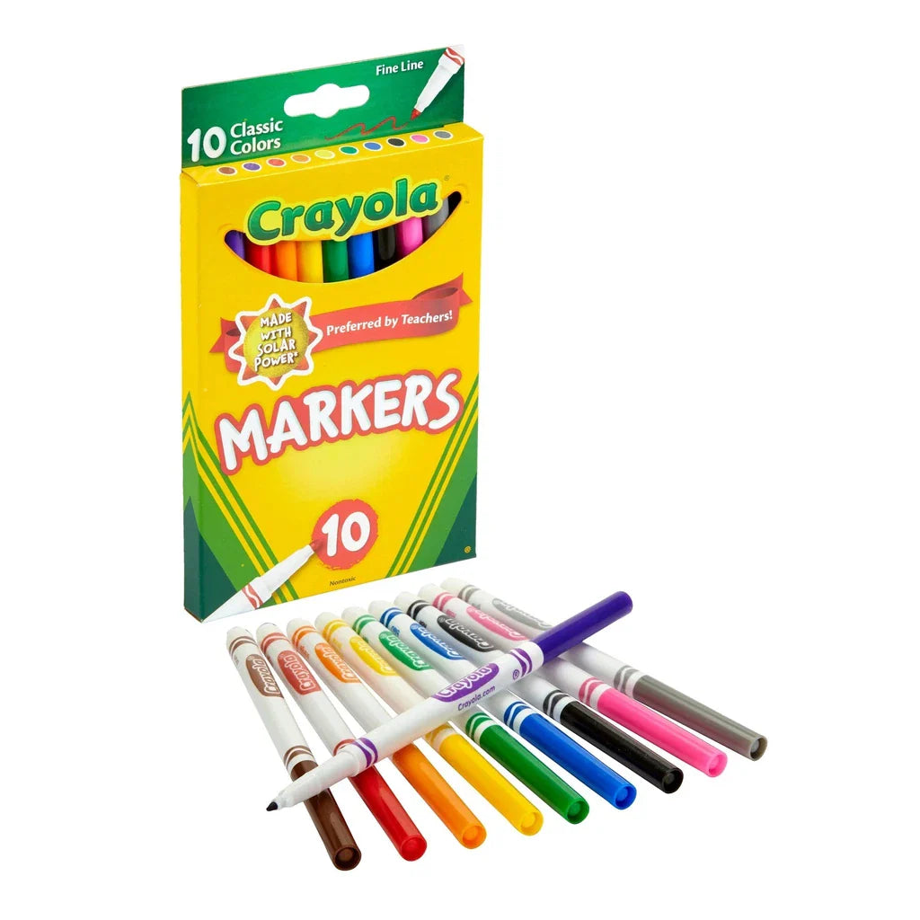 Crayola 10 ct Classic, Fine Line