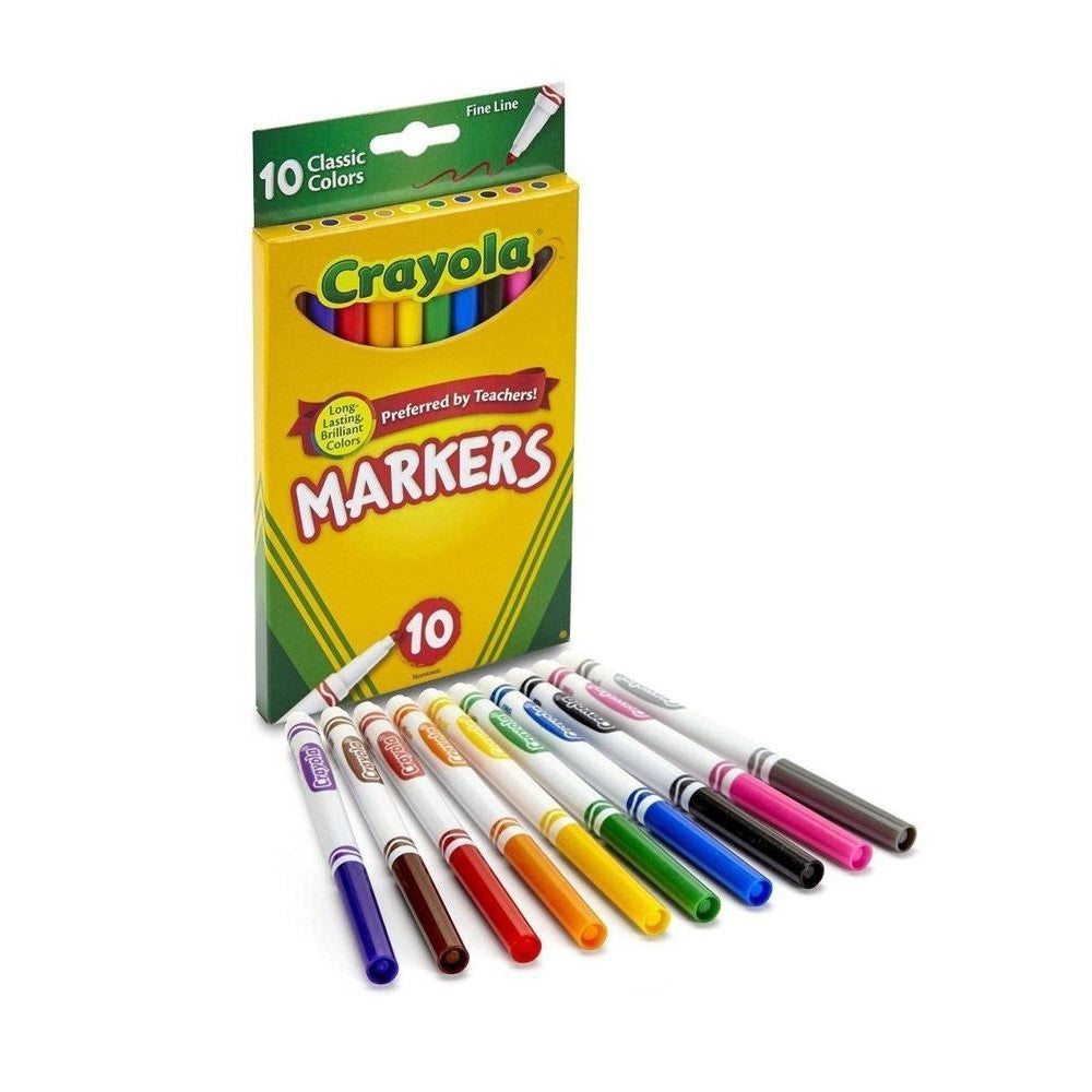 Crayola 10 ct Classic, Fine Line