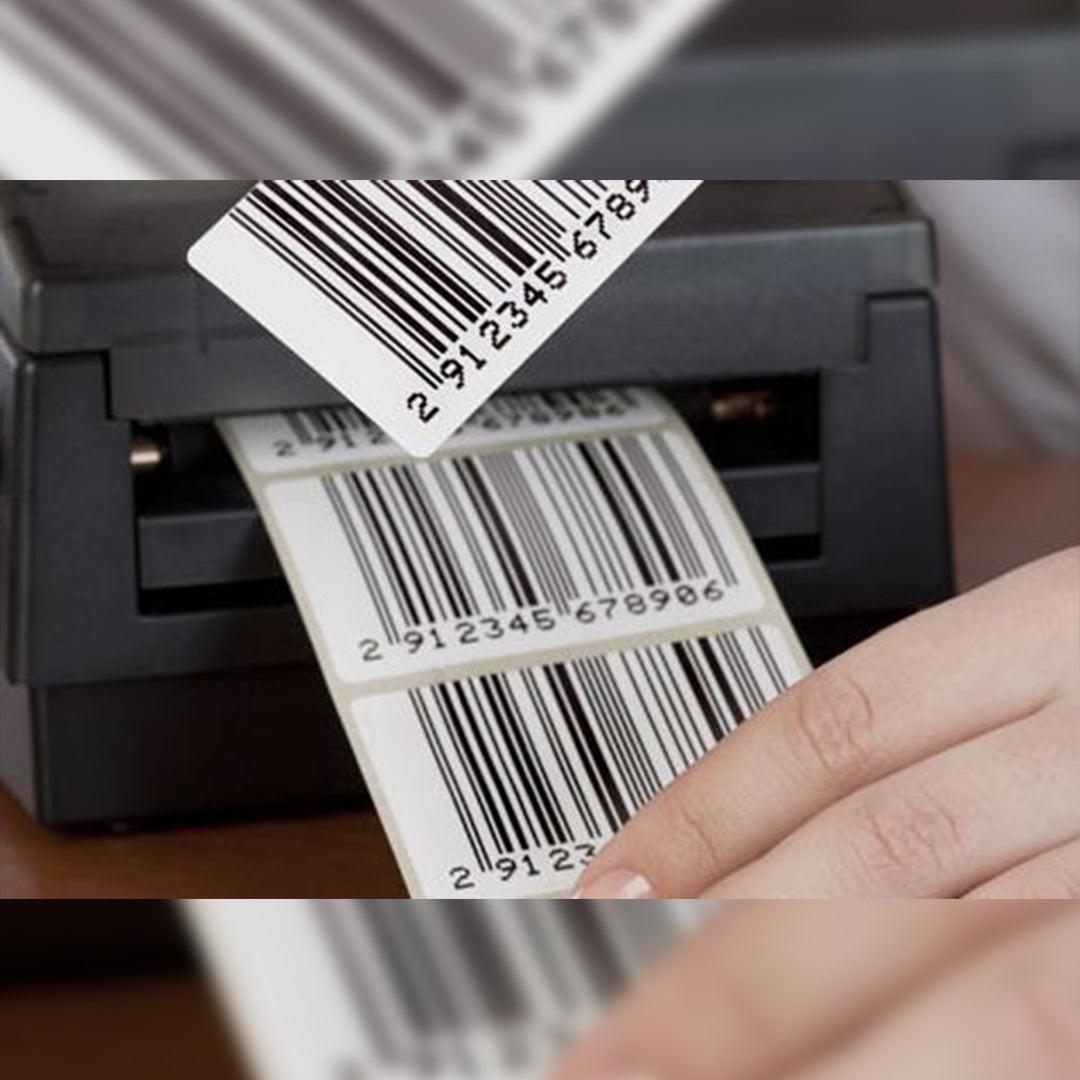Barcode 100 Mm × 75 Mm Label Roll