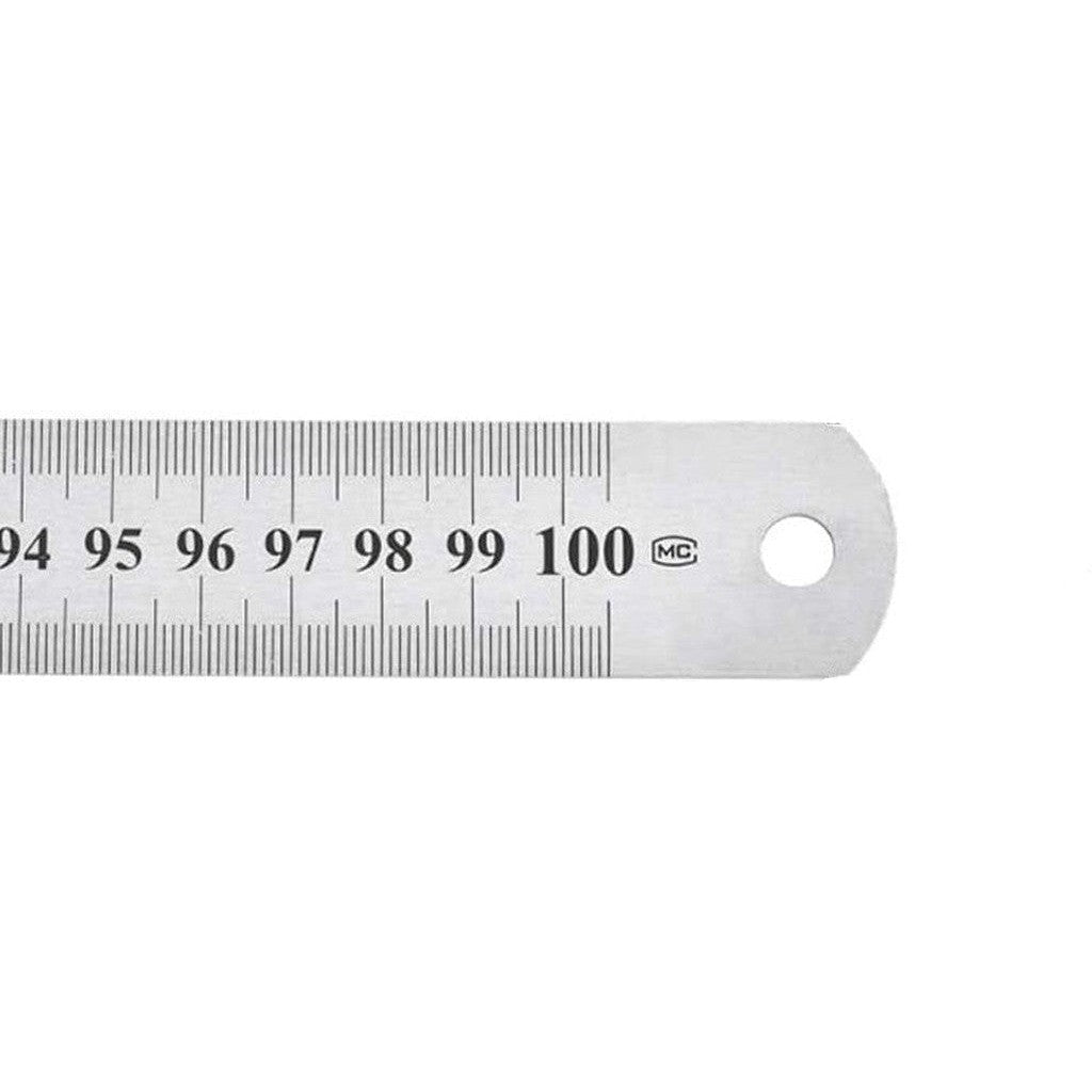 100Cm Ruler Metal Stainless Steel