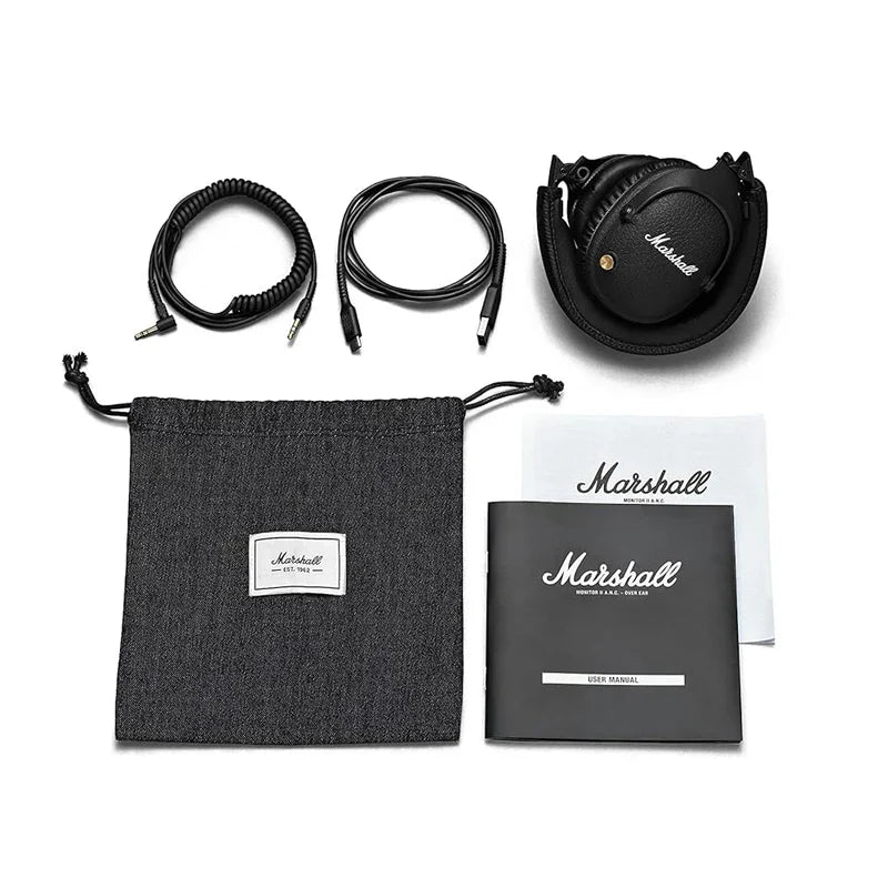 Marshall Monitor II Noise Cancelling Headphones Black