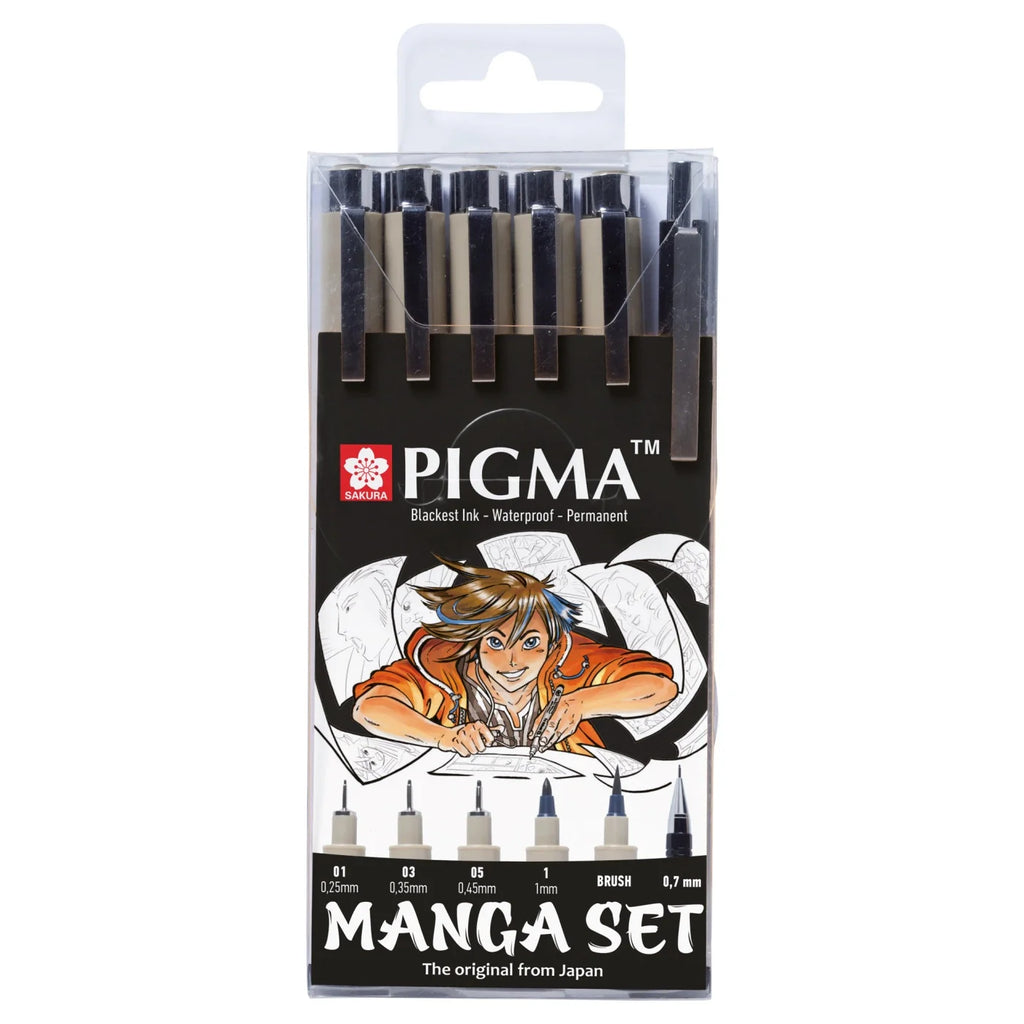Sakura Manga Pigma Tool Set 6