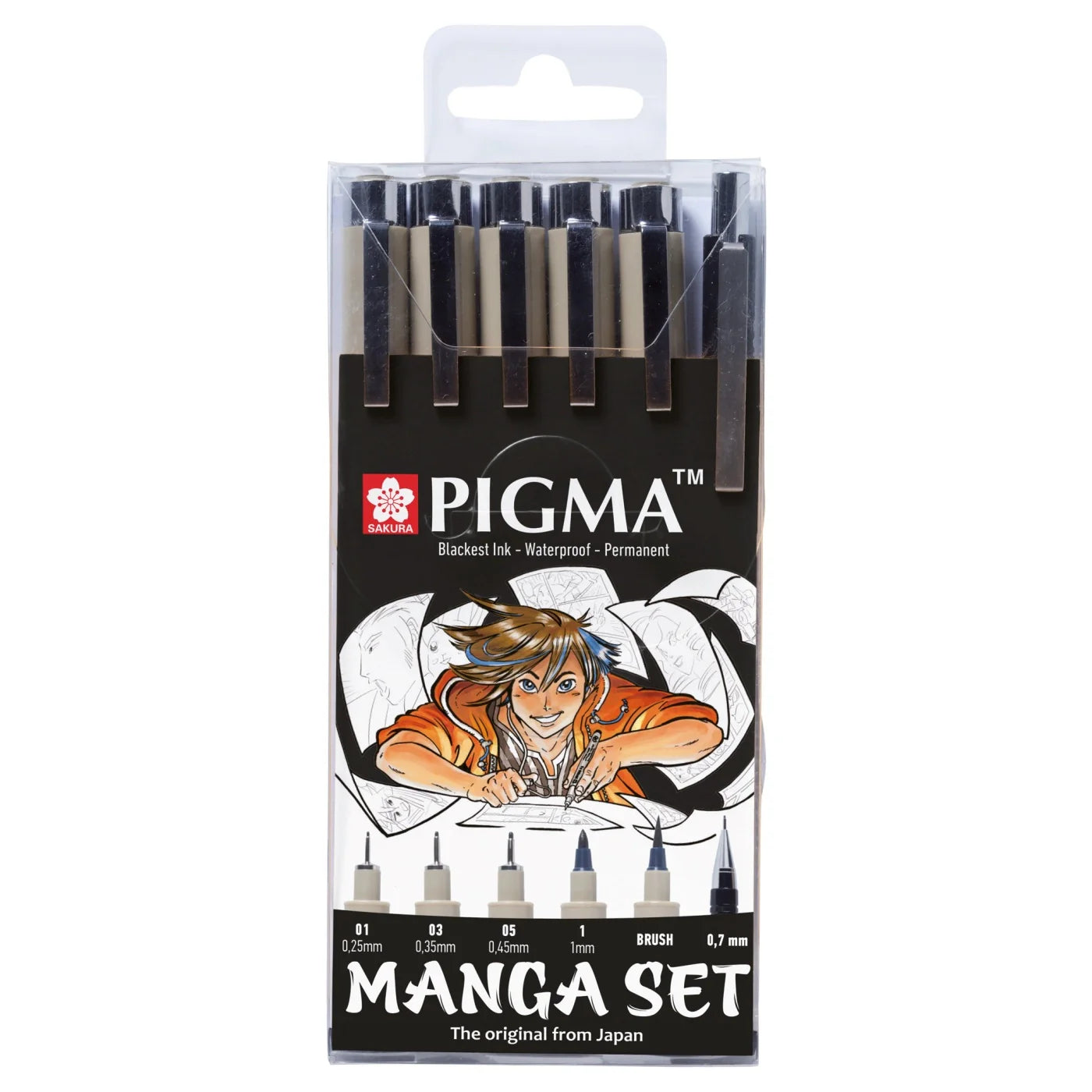 Sakura Manga Pigma Tool Set 6
