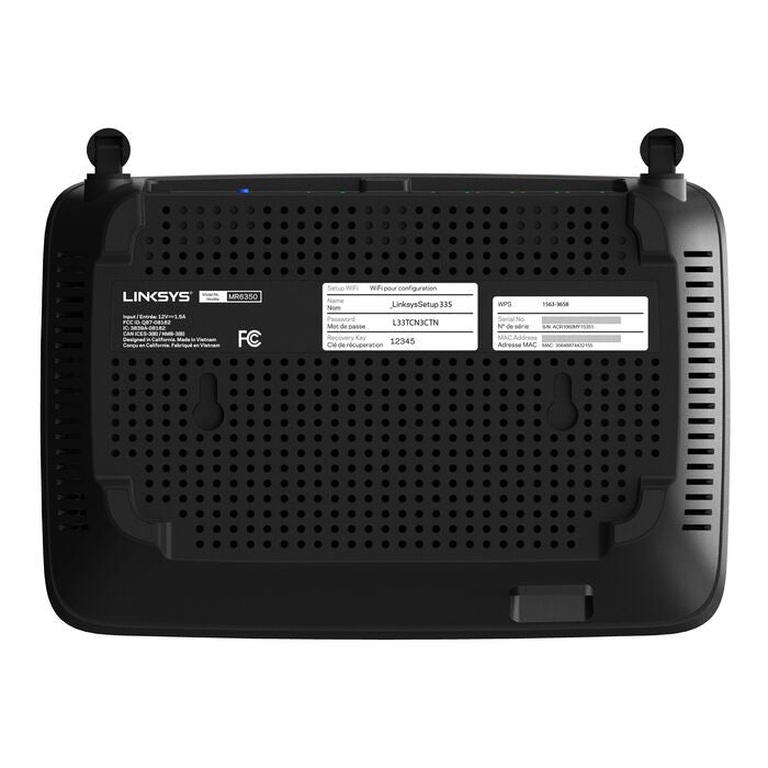 Linksys Max-Stream Dual-Band Ac1300 Mesh Wifi 5 Router (Mr6350)