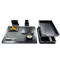 Wooden Desk Organizer Set Wooden Color 108B - Set of 8