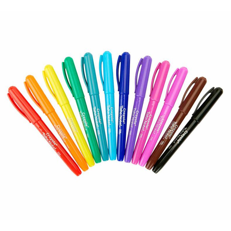 Crayola 12 CT PERMANENT MARKERS WATERBASED