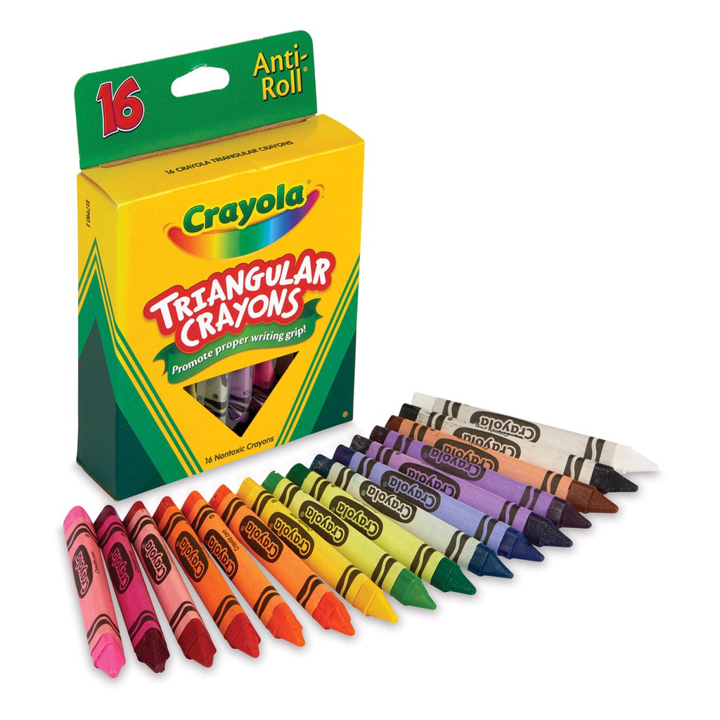Crayola 16 ct triangular Crayons