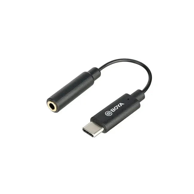 BOYA BY-K4 6CM 3.5mm Female TRRS To Male Type-c Adapter Cable