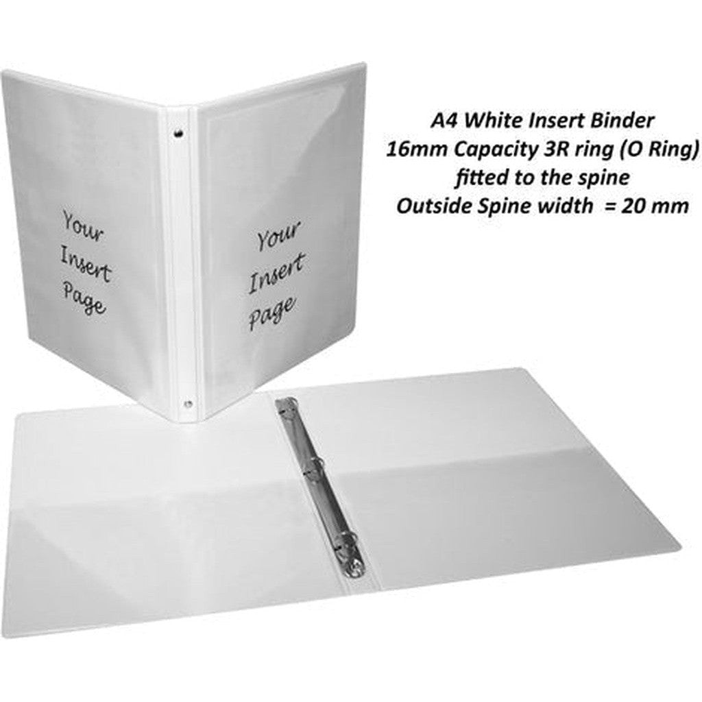 16Mm Pvc 3D White Ring File