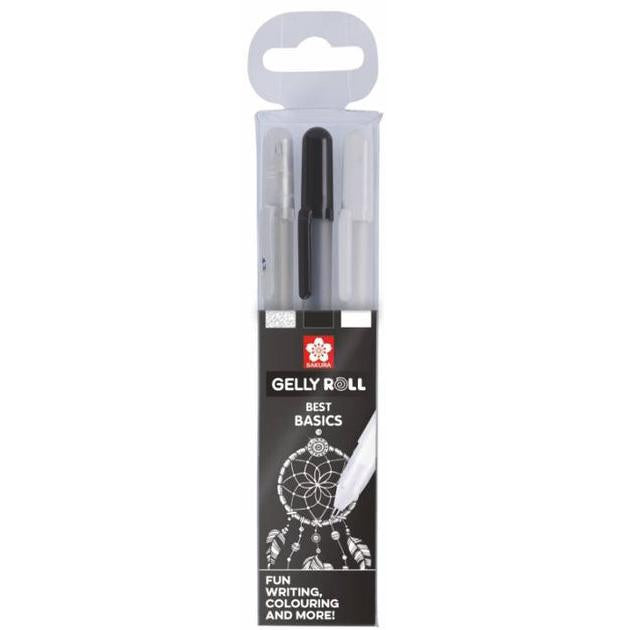 Sakura Gelly Basic Black-White-Clear