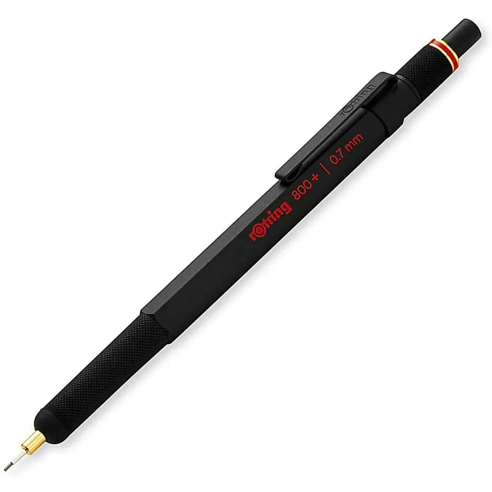 Rotring Mechanical Pencil (800+0.7Mm) Full Black Mechanical Pencil & Stylus Hybrid