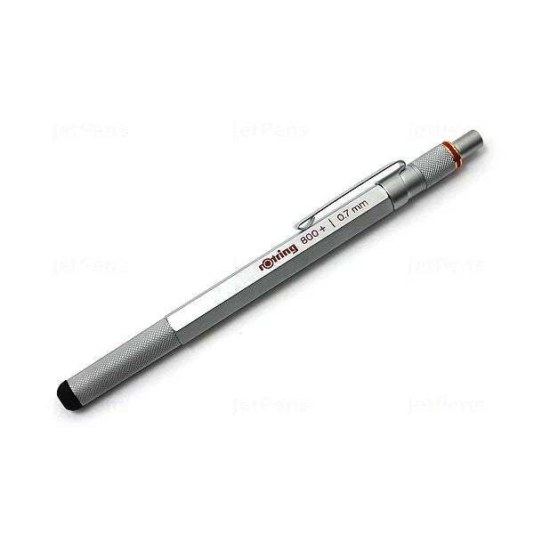 Rotring Drafting Pencil & Stylus Hybrid (800+0.7Mm) - Full Silver
