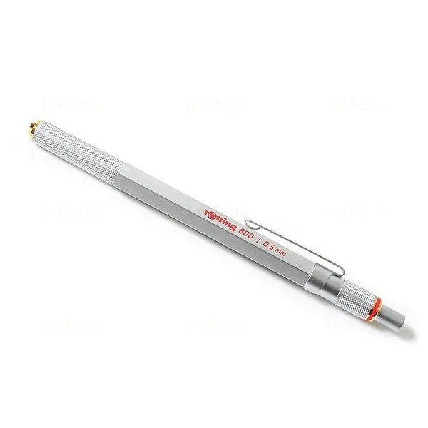 Rotring Mechanical Pencil (800/0.5Mm) Full Metal Silver Mechanical Pencil
