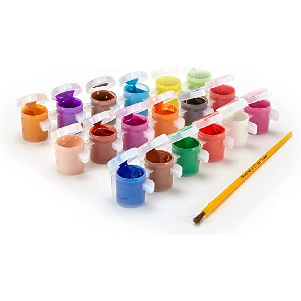 Crayola 18 ct Paint Pots with Brush, C
