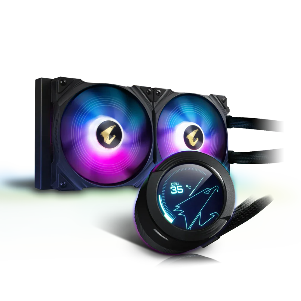 Gigabyte Aorus Waterforce X 280 Argb Aio Cpu Liquid Cooler Black