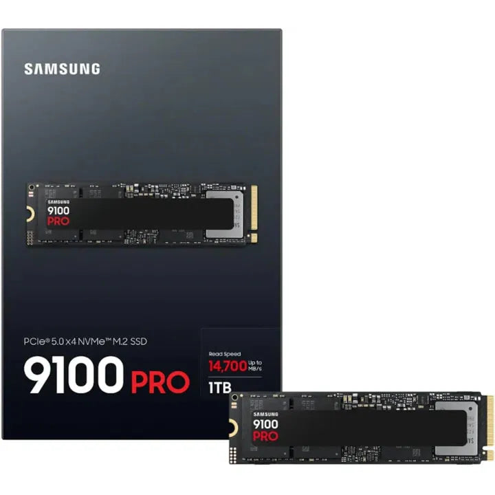 1TB NVMe Samsung 9100 Pro Gen5 Upto 14700Mb/s